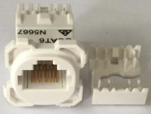 Sparkelec Cat6 Data Jack White Fits Clipsal, QCE, Connected, HPM Grid Plates